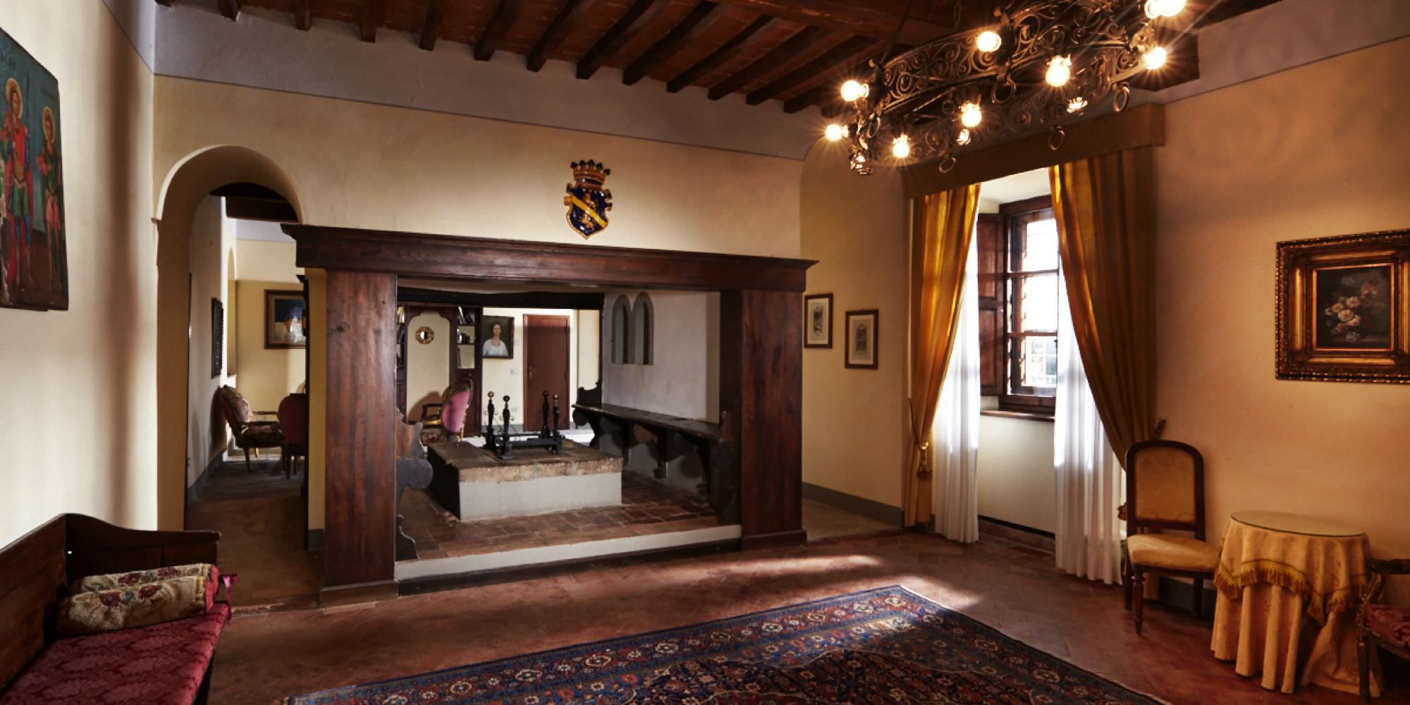 historical san gimignano villa hall