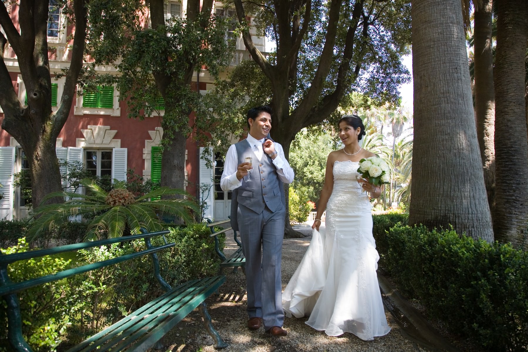 garden wedding villa durazzo