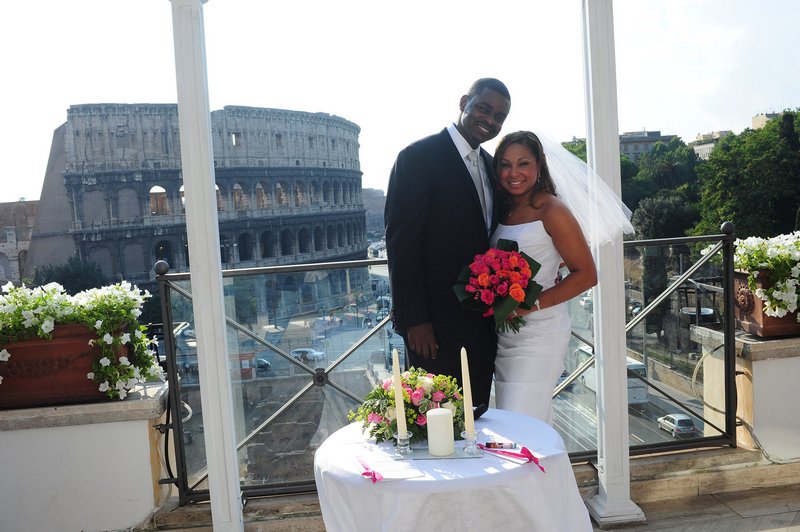 Coliseum Wedding